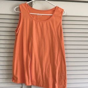 Orange/peach tank top size small